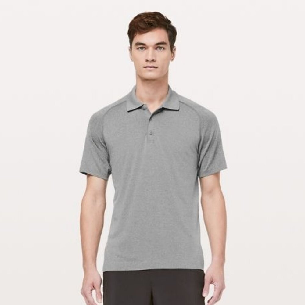 Lululemon Men's Metal Vent Tech Polo Shirt 2.0 - Grey